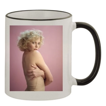 Charlize Theron 11oz Colored Rim & Handle Mug