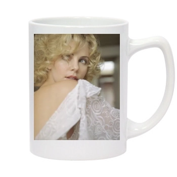 Charlize Theron 14oz White Statesman Mug