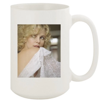 Charlize Theron 15oz White Mug