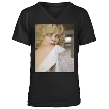 Charlize Theron Men's V-Neck T-Shirt