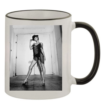 Charlize Theron 11oz Colored Rim & Handle Mug