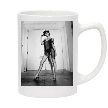 Charlize Theron 14oz White Statesman Mug