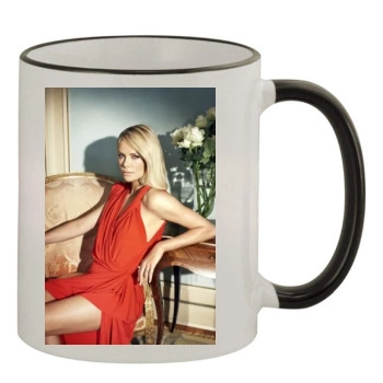 Charlize Theron 11oz Colored Rim & Handle Mug