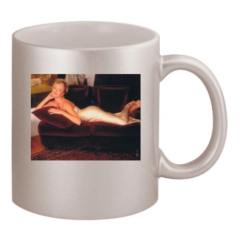 Charlize Theron 11oz Metallic Silver Mug