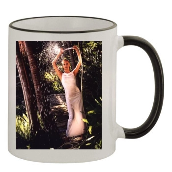 Charlize Theron 11oz Colored Rim & Handle Mug