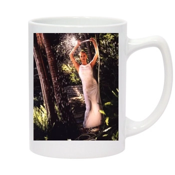 Charlize Theron 14oz White Statesman Mug