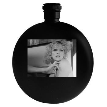 Charlize Theron Round Flask