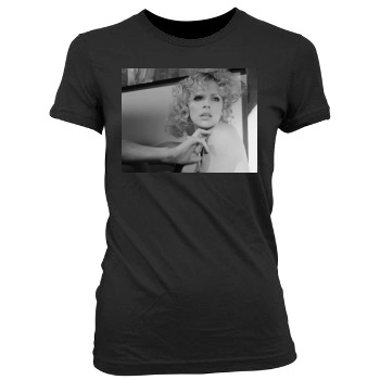 Charlize Theron Women's Junior Cut Crewneck T-Shirt