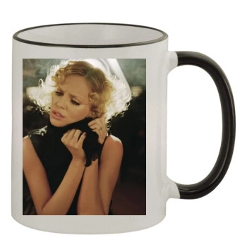 Charlize Theron 11oz Colored Rim & Handle Mug