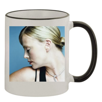 Charlize Theron 11oz Colored Rim & Handle Mug