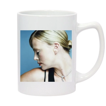 Charlize Theron 14oz White Statesman Mug