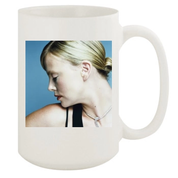 Charlize Theron 15oz White Mug