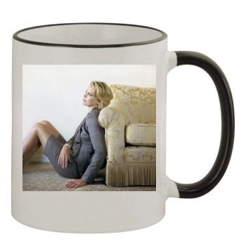 Charlize Theron 11oz Colored Rim & Handle Mug