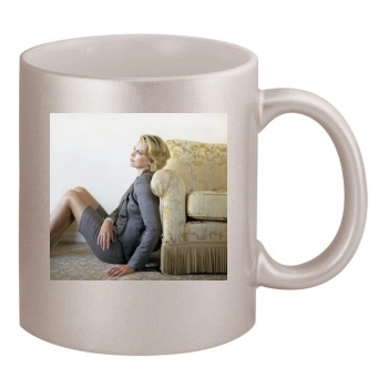 Charlize Theron 11oz Metallic Silver Mug