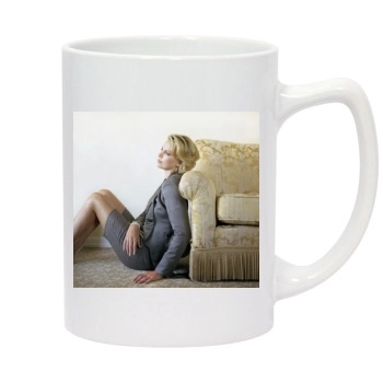 Charlize Theron 14oz White Statesman Mug