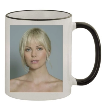 Charlize Theron 11oz Colored Rim & Handle Mug