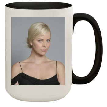 Charlize Theron 15oz Colored Inner & Handle Mug