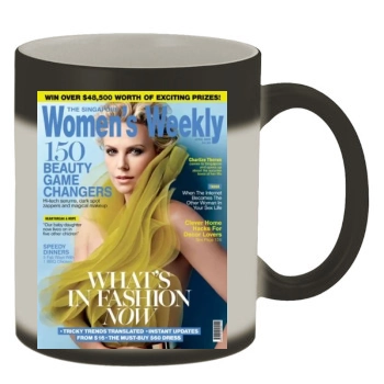 Charlize Theron Color Changing Mug