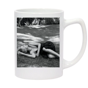 Charlize Theron 14oz White Statesman Mug