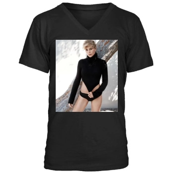 Charlize Theron Men's V-Neck T-Shirt