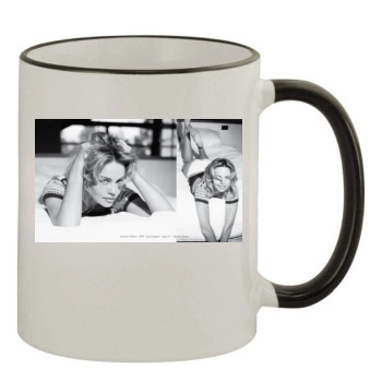 Charlize Theron 11oz Colored Rim & Handle Mug