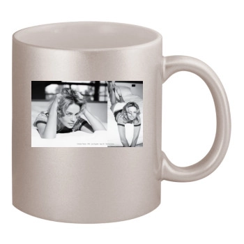 Charlize Theron 11oz Metallic Silver Mug