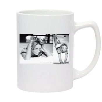 Charlize Theron 14oz White Statesman Mug