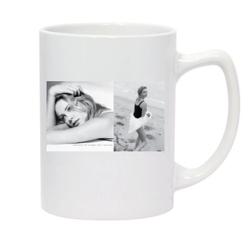 Charlize Theron 14oz White Statesman Mug