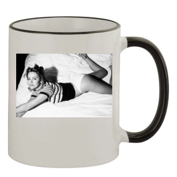 Charlize Theron 11oz Colored Rim & Handle Mug