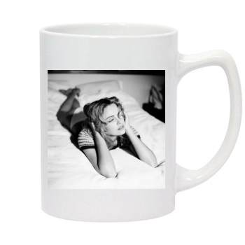 Charlize Theron 14oz White Statesman Mug