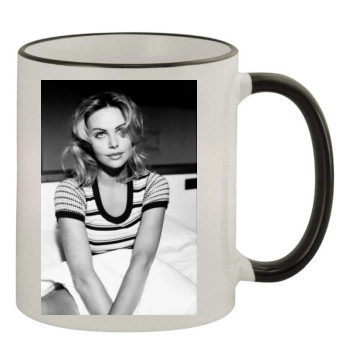 Charlize Theron 11oz Colored Rim & Handle Mug