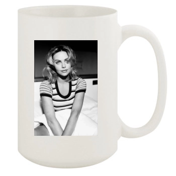 Charlize Theron 15oz White Mug