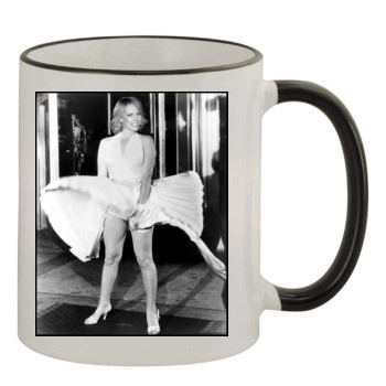 Charlize Theron 11oz Colored Rim & Handle Mug