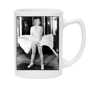 Charlize Theron 14oz White Statesman Mug