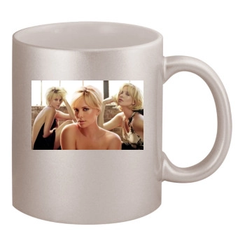 Charlize Theron 11oz Metallic Silver Mug