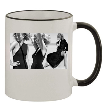 Charlize Theron 11oz Colored Rim & Handle Mug