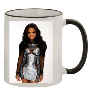 Christina Milian 11oz Colored Rim & Handle Mug