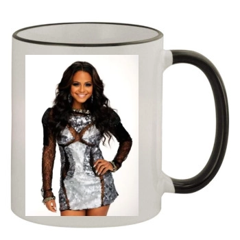 Christina Milian 11oz Colored Rim & Handle Mug