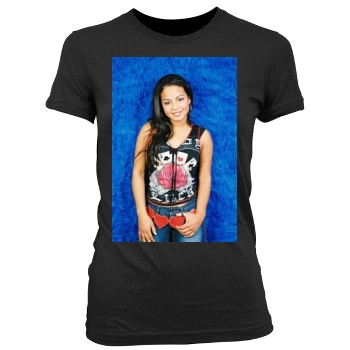 Christina Milian Women's Junior Cut Crewneck T-Shirt