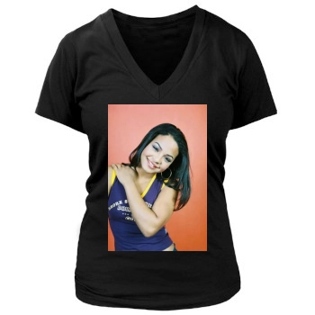 Christina Milian Women's Deep V-Neck TShirt