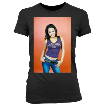 Christina Milian Women's Junior Cut Crewneck T-Shirt