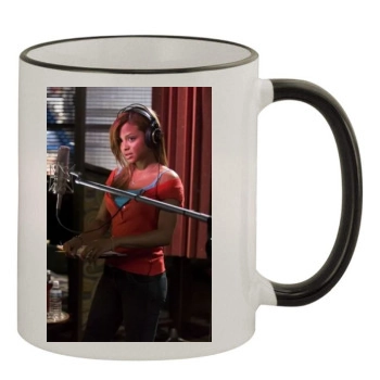 Christina Milian 11oz Colored Rim & Handle Mug