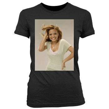 Christina Milian Women's Junior Cut Crewneck T-Shirt