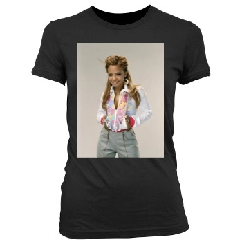 Christina Milian Women's Junior Cut Crewneck T-Shirt