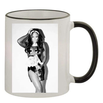 Christina Milian 11oz Colored Rim & Handle Mug