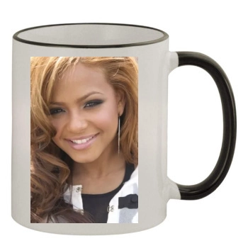 Christina Milian 11oz Colored Rim & Handle Mug