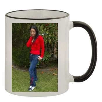 Christina Milian 11oz Colored Rim & Handle Mug