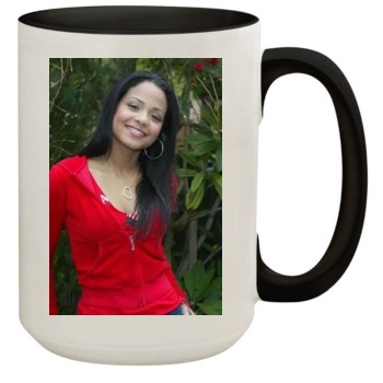 Christina Milian 15oz Colored Inner & Handle Mug