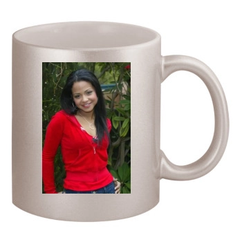 Christina Milian 11oz Metallic Silver Mug