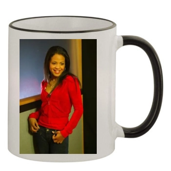 Christina Milian 11oz Colored Rim & Handle Mug